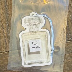 CHANEL White N°5 L'Eau Bottle Car Air Freshener
